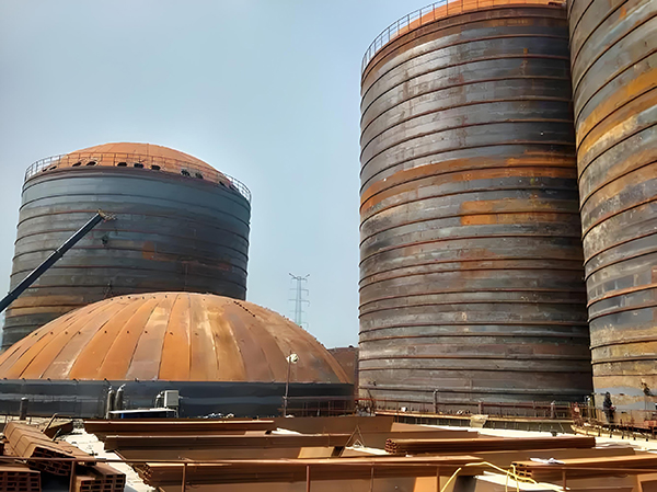 宋洛乡焦粉钢板仓